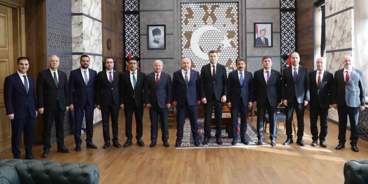 Bölge Valilerinden Vali Nedim Akmeşe’ye Hayırlı Olsun Ziyareti