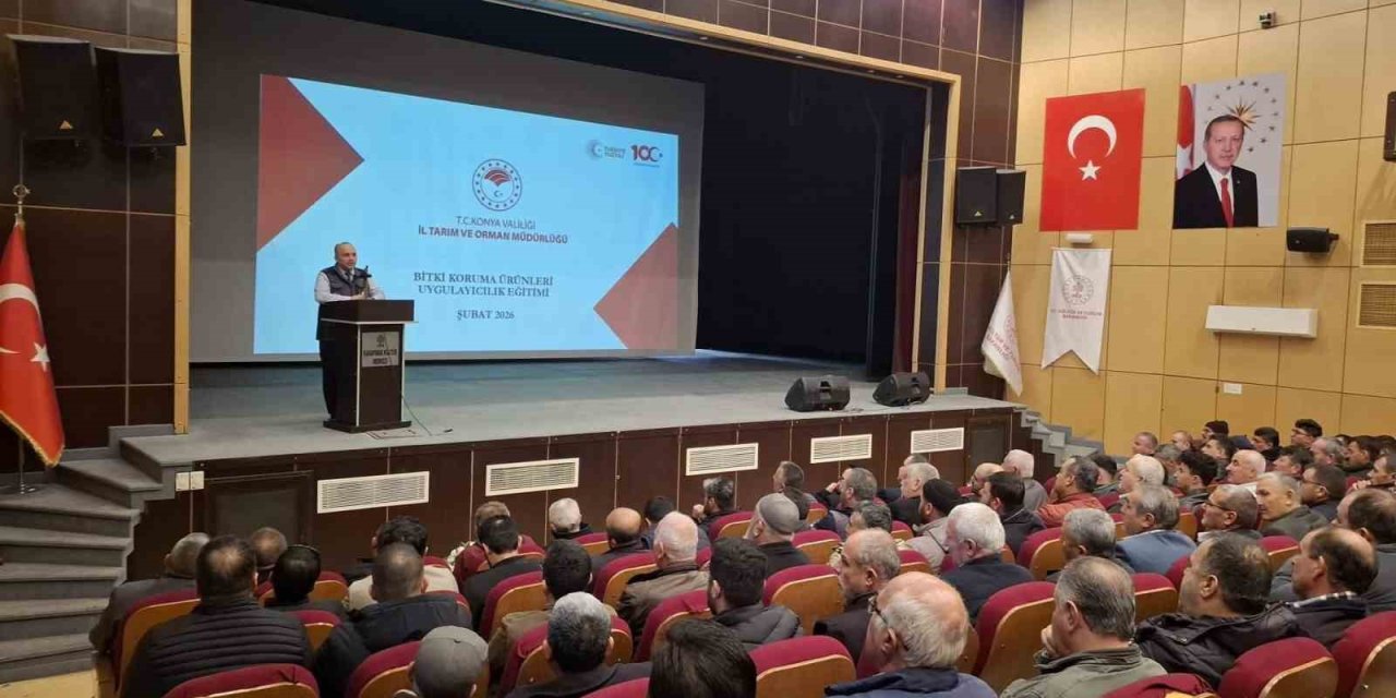 Karapınar’da Üreticilere "zirai İlaç Uygulama Belgesi" Eğitimi