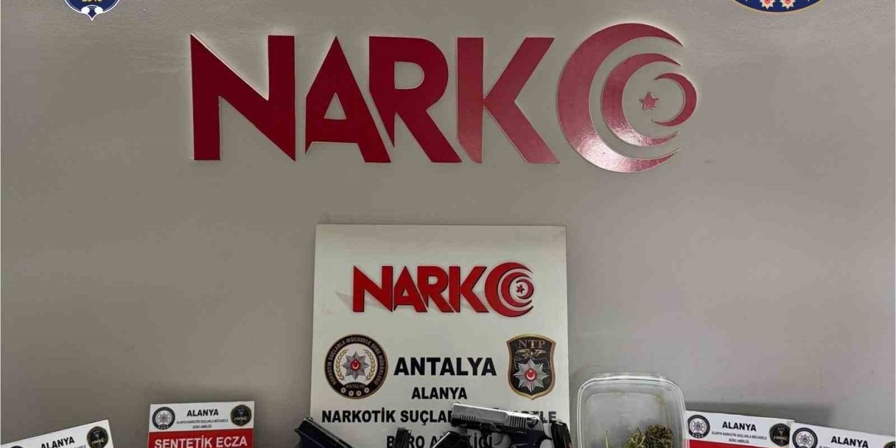 Antalya’da Eş Zamanlı Uyuşturucu Operasyonu