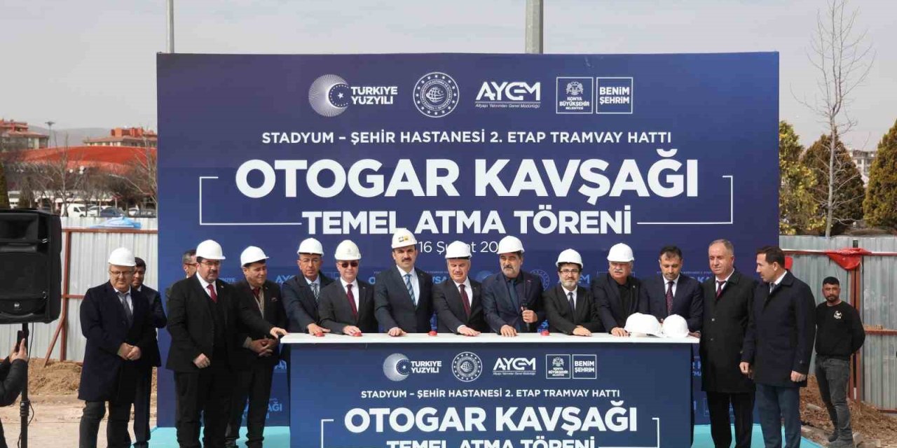 Konya’da Otogar Kavşağı’nın Temeli Atıldı