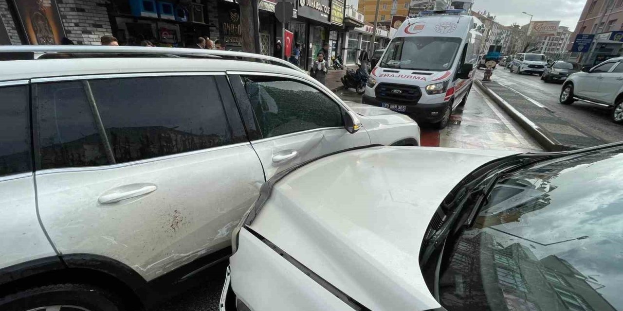 Karaman’da Cipler Çarpıştı: 1 Yaralı