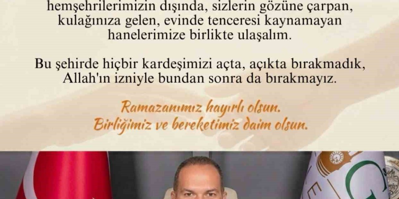 Başkan Özdemir: "bu Şehirde Tenceresi Kaynamayan Kimse Kalmasın"