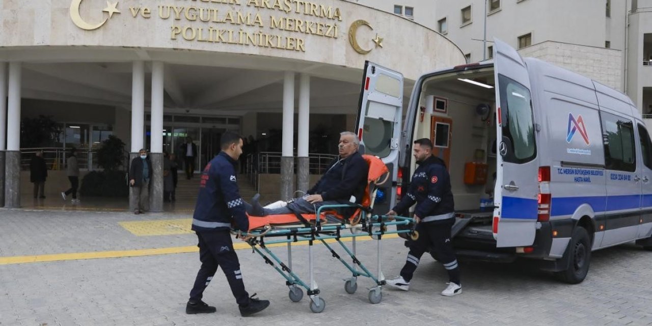 Mersin’de Ücretsiz Hasta Nakil Ambulansı Hizmeti 85 Bin Hastaya Ulaştı