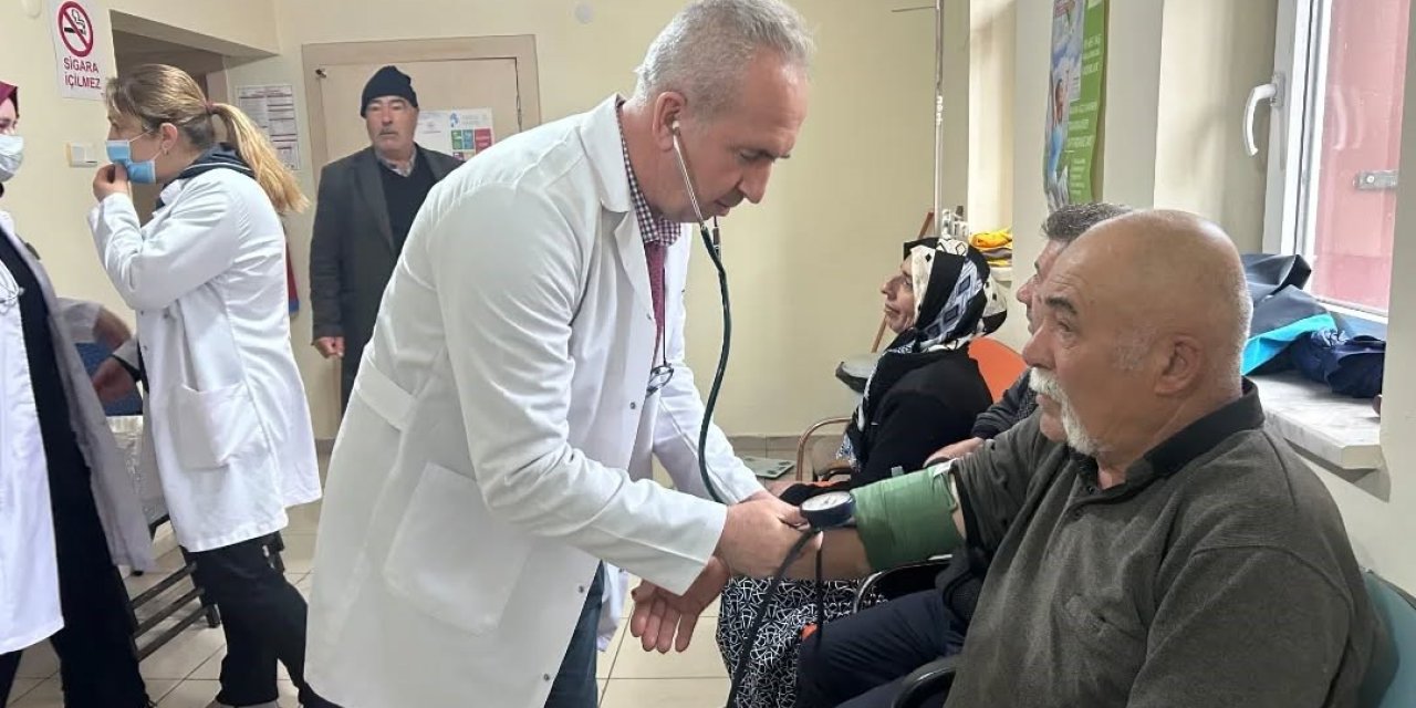 Mobil Sağlıklı Hayat Timi Bademdere’de Hizmet Verdi