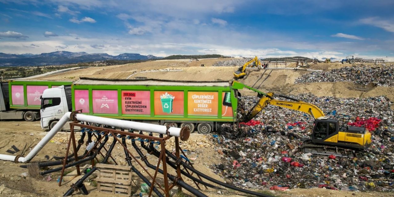 Mersin’de Atıklardan 125 Bin Haneye Yetecek Elektrik Üretildi