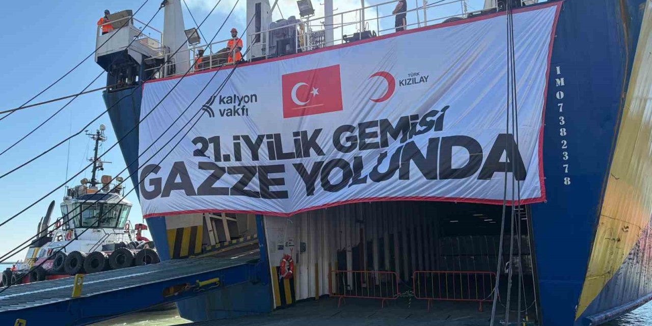 Türk Kızılay’ın ‘iyilik Gemisi’ Ramazan’ın İlk Gününde Gazze’ye Uğurlandı