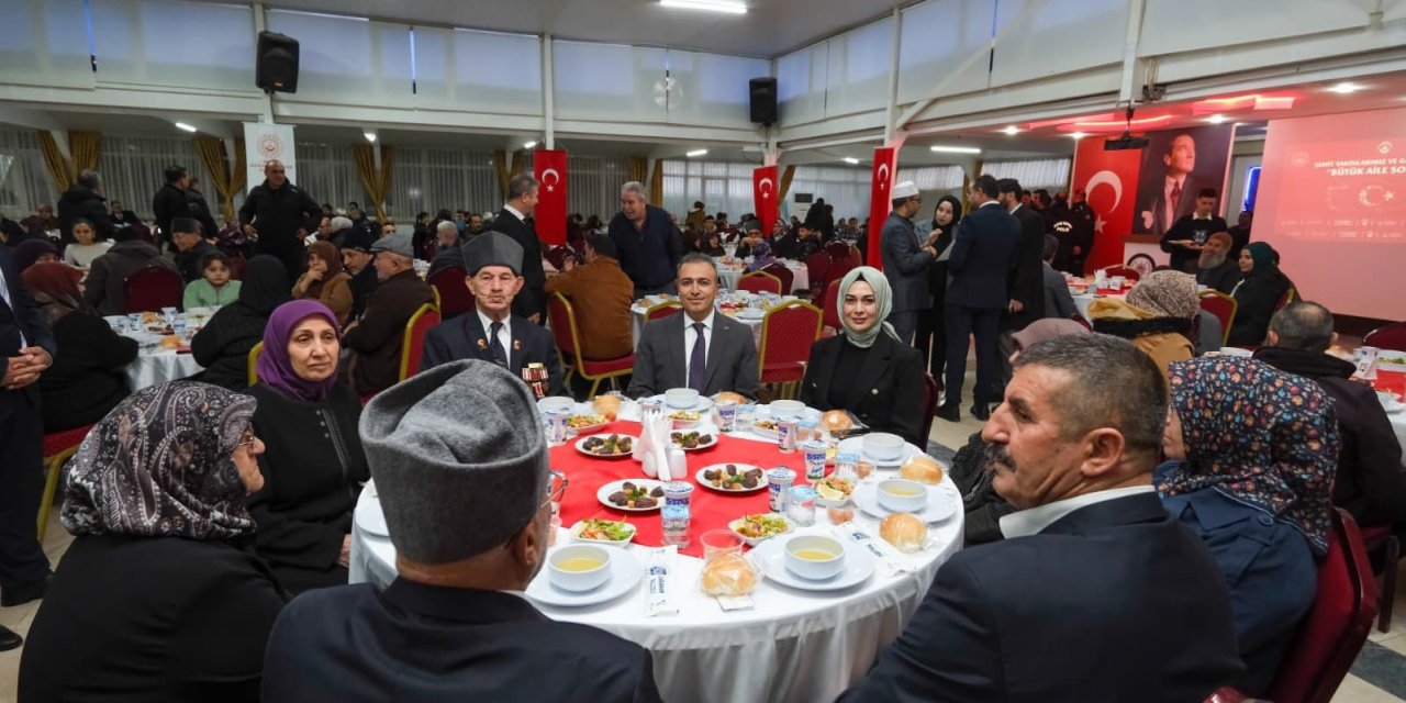 Karaman’da Şehit Yakınları Ve Gaziler ‘büyük Aile Sofrası’nda Buluştu