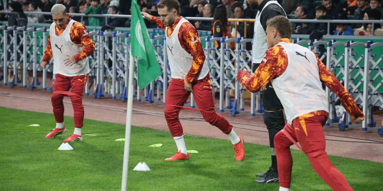Trendyol Süper Lig: Konyaspor: 0 - Galatasaray: 0 (ilk Yarı)