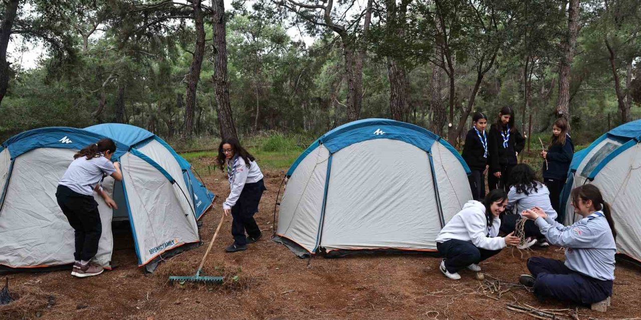 Antalya Büyükşehir Belediyesi İzcileri Kaynaşma Kampında Buluştu
