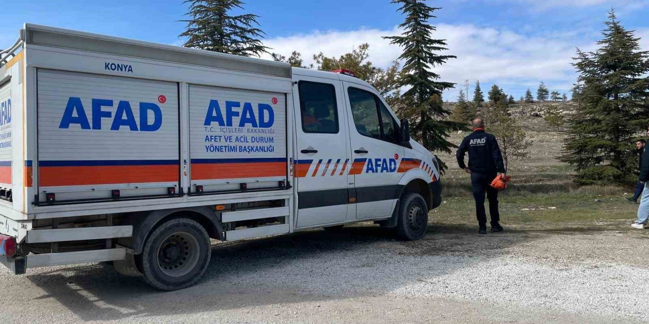 Konya’da Kaçak Kazı Alanı Bulundu