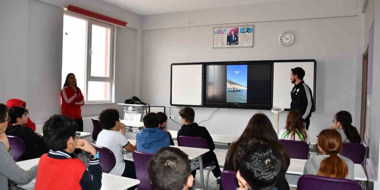 Karaman’da Kürek Sporu İçin Okullarda Yetenek Taraması Yapıldı