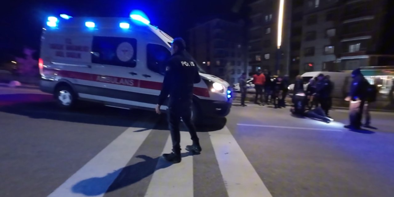 Kavga Ettiği Kişiye Otomobille Çarptı: 1 Yaralı