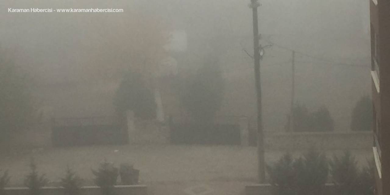 Kulu’da Yoğun Sis Etkili Oldu