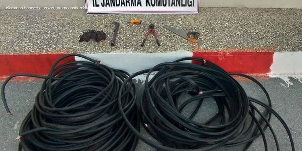 Kablo Çalarken Yakalanan 2 Kişi Tutuklandı