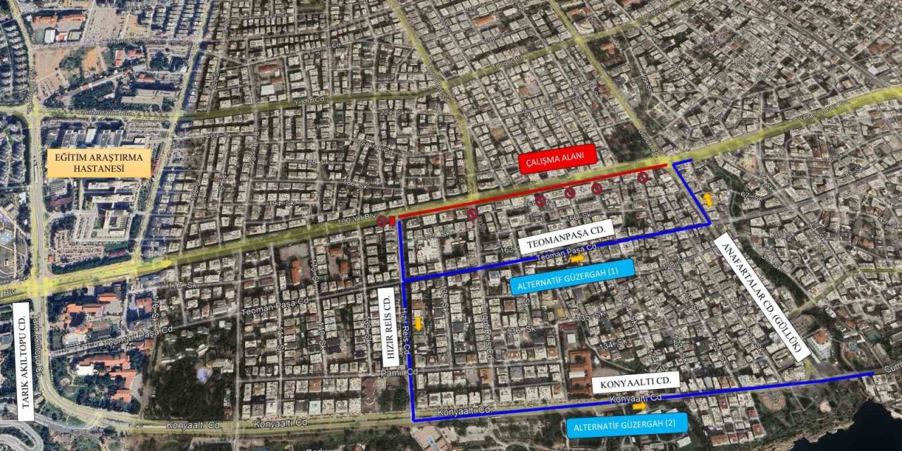 100. Yıl Bulvarı’nda Asfalt Çalışmaları Sürüyor