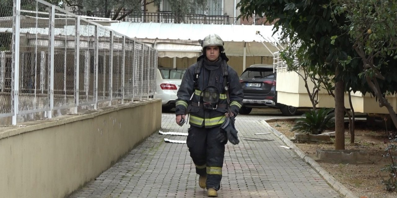 Alanya’da Apartman Dairesinde Yangın Çıktı