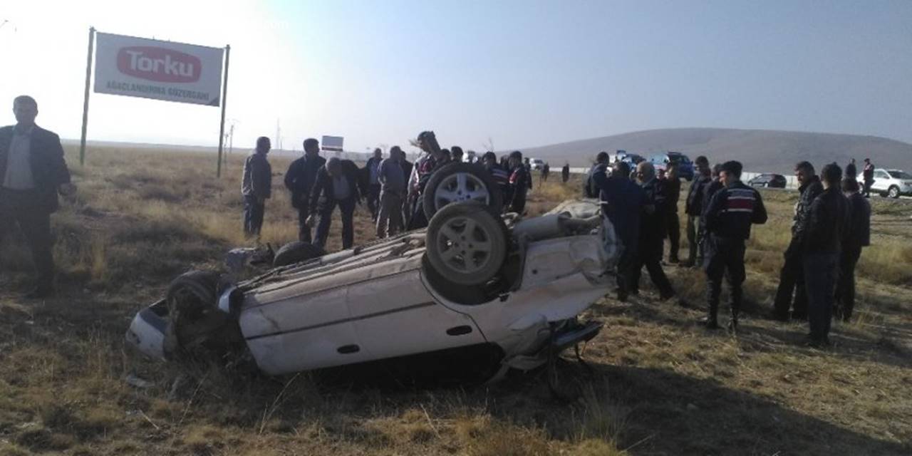 Konya Aksaray Yolunda Trafik Kazası : 1 Ölü, 5 Yaralı