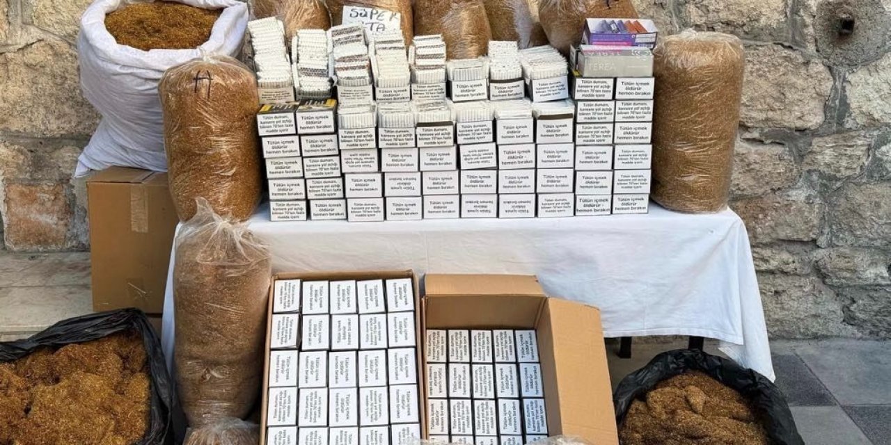 Mersin’de Kaçak Makaron Operasyonu: 1 Gözaltı