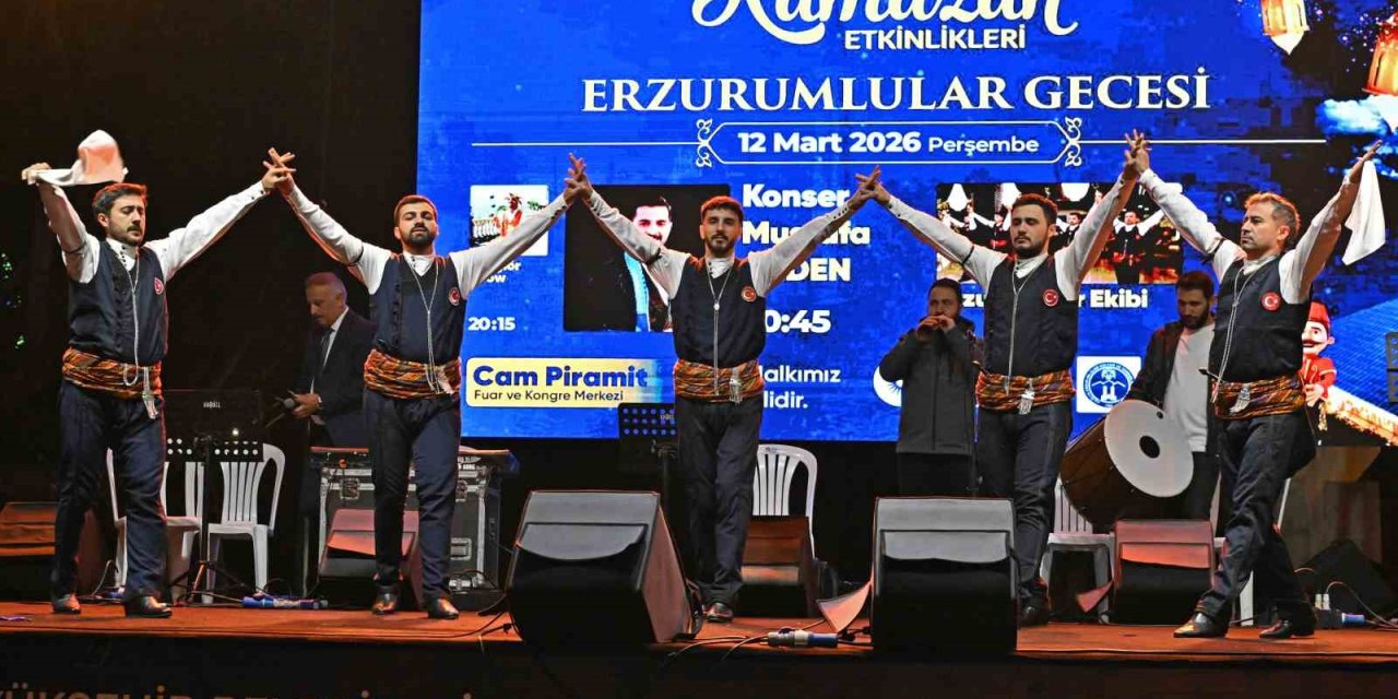 Antalya’daki Erzurumlular Gecesinde Türküler Söylendi Halaylar Çekildi