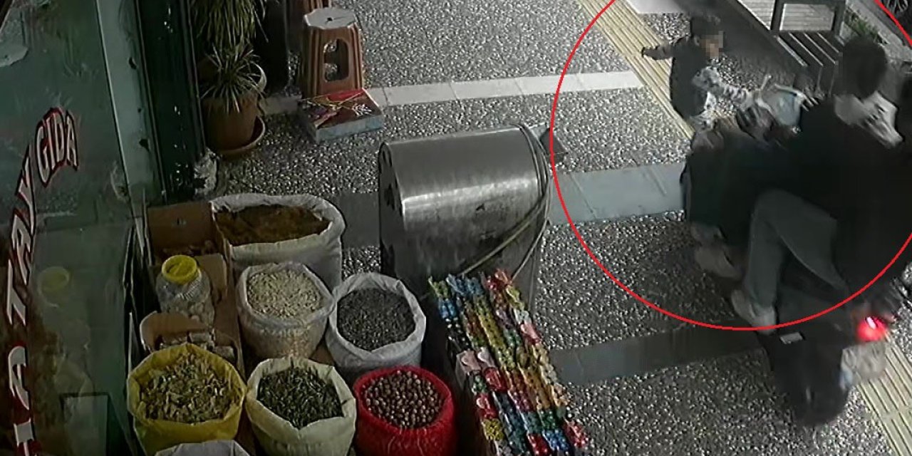 İş Yerinden Fırlayan 5 Yaşındaki Çocuğun Ölümden Döndüğü Kaza Anları Güvenlik Kamerasına Yansıdı