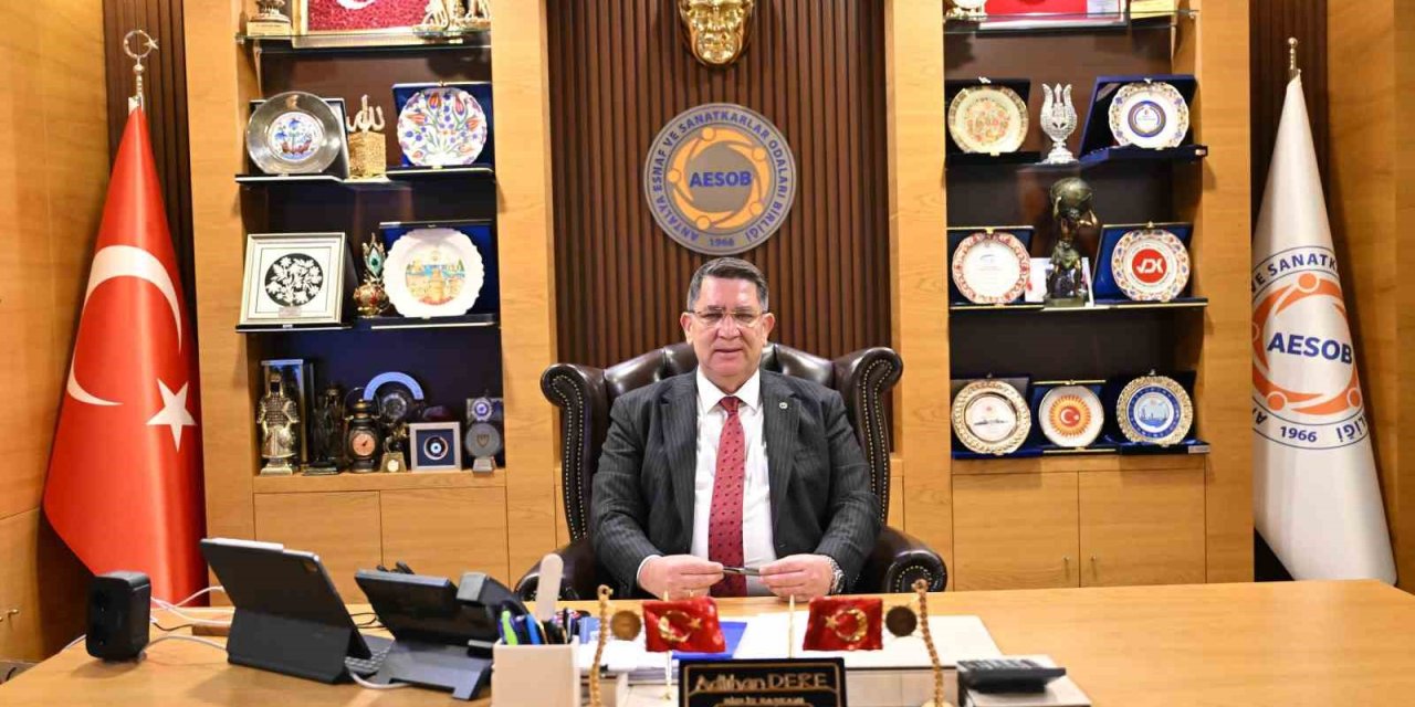 Aesob Başkanı Adlıhan Dere: "bayram Sevincimizi Esnafımızla Büyütelim"