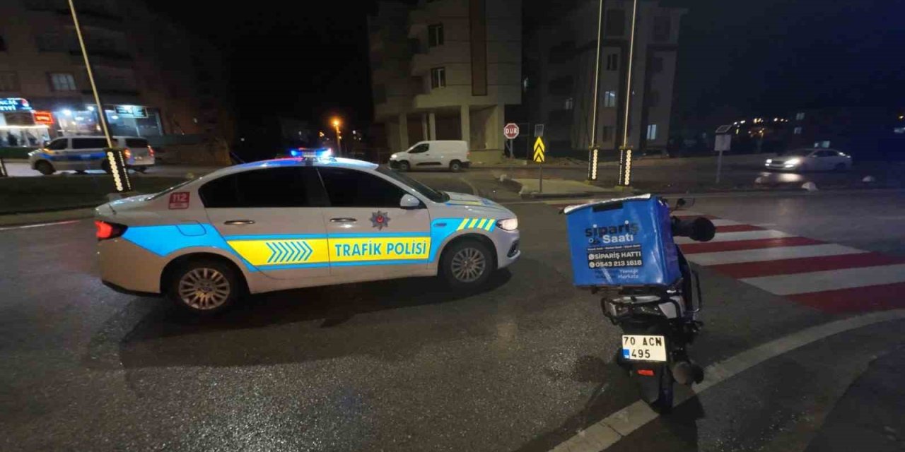 Karaman’da Motosiklet Kazası: 1 Yaralı