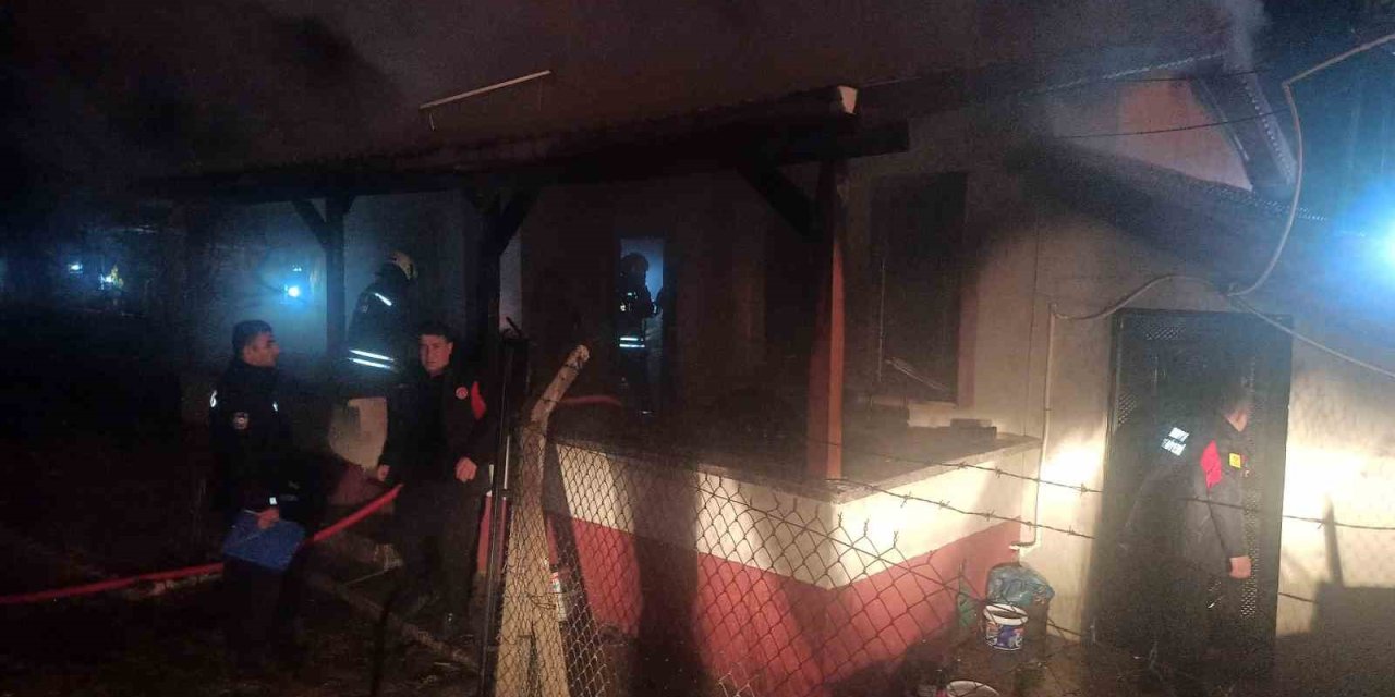 Konya’da Bağ Evinde Yangın Paniği