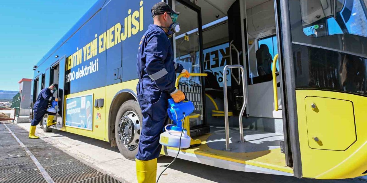 Mersin’de Toplu Taşımada Hijyen Ve Güvenlik Ön Planda
