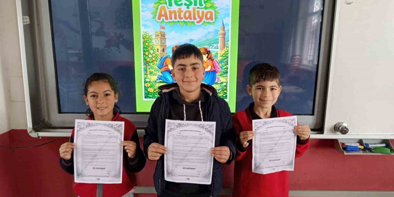 Öğrencilerin Bu Haftaki Dersi: Yeşil Antalya