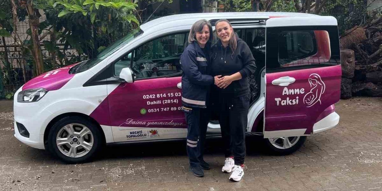 Kemer’de ’anne Taksi’ Hizmet Vermeye Başladı