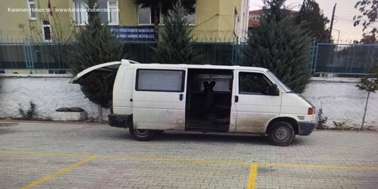 Karaman Plakalı Minibüsten Çalıntı Koyunlar Çıktı
