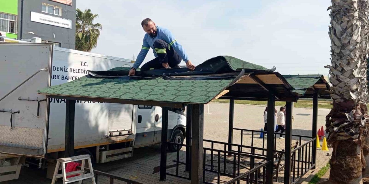 Mersin’de Park Ve Yeşil Alanlarda Bakım Seferberliği