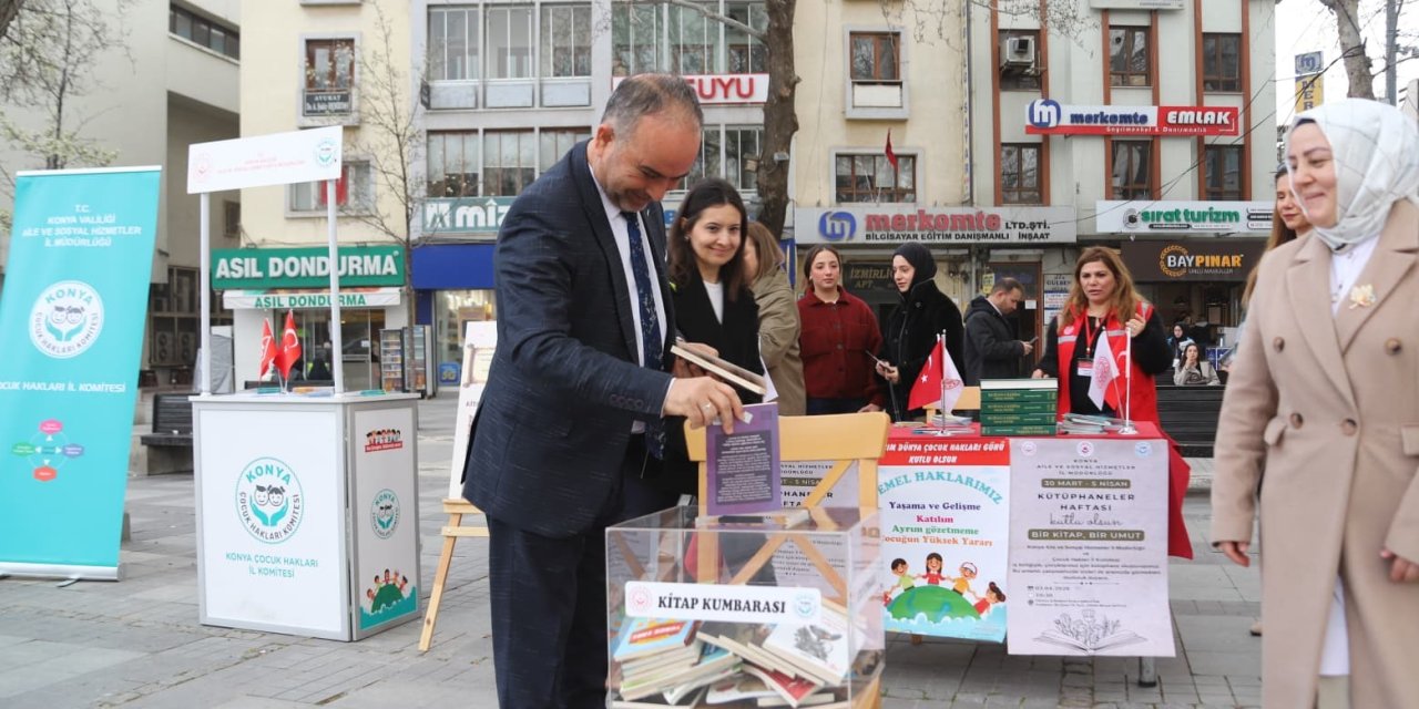 Konya’da Çocuk Evlerine Kütüphaneler Oluşturuluyor