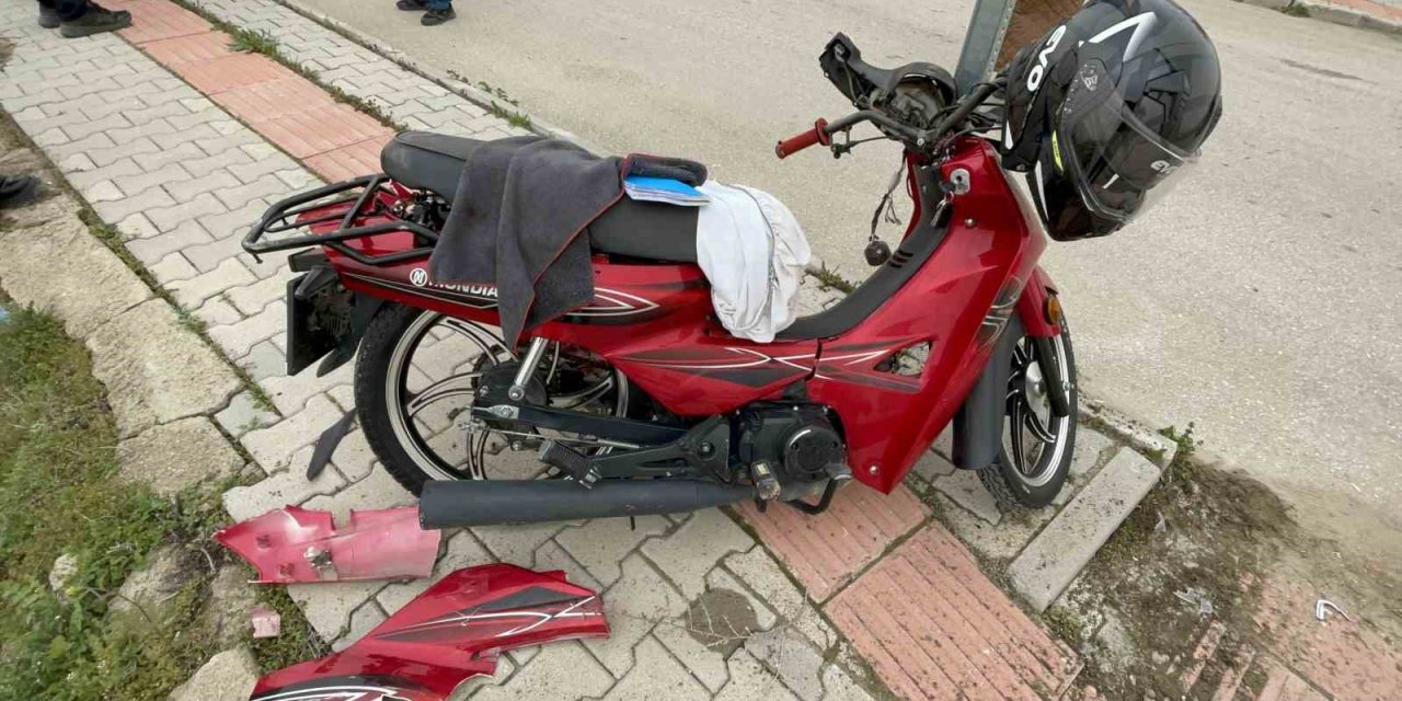 Karaman’da Motosiklet Kazası: 1 Yaralı