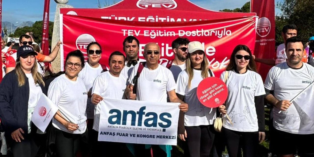 Anfaş Çalışanları Runtalya’da Eğitime Destek İçin Koştu