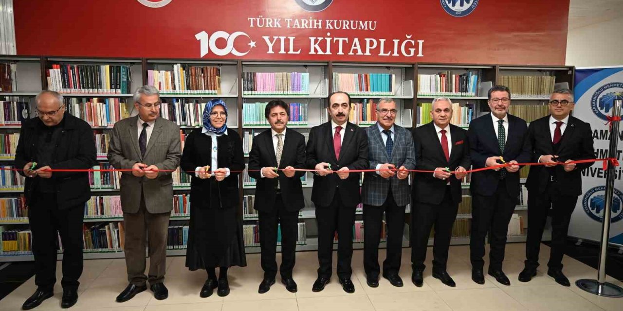 Kmü’de "türk Tarih Kurumu 100. Yıl Kitaplığı" Açıldı