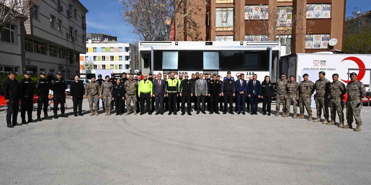 Konya Emniyeti’nden Kan Bağışı
