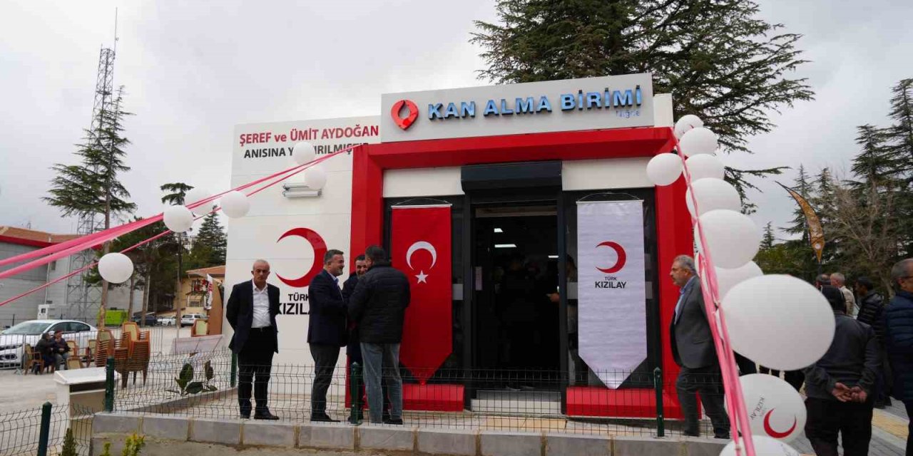 Niğde’ye Yeni Kan Alma Birimi Kazandırıldı