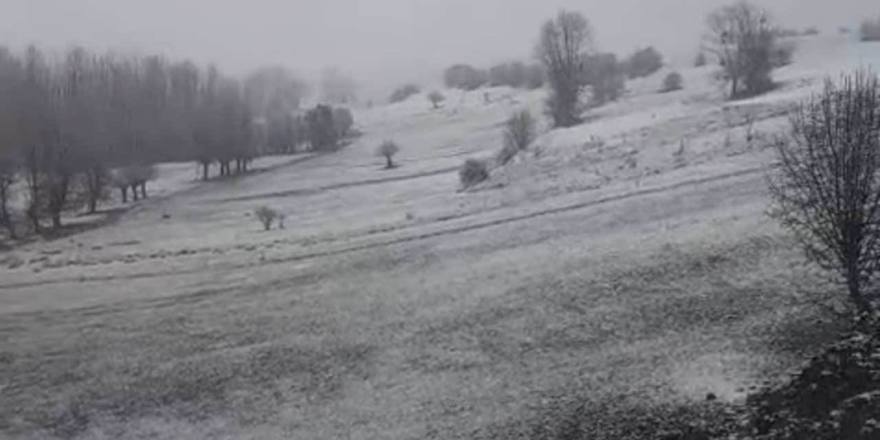 Halkapınar’da Nisan Ayında Kar Sürprizi