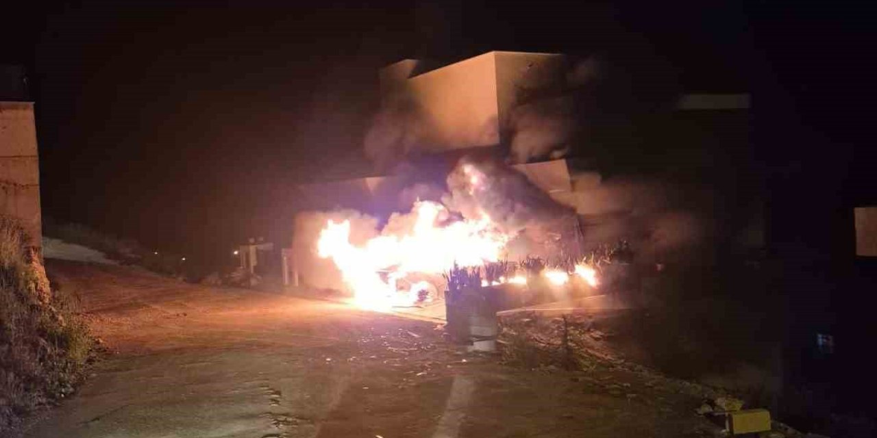 Alanya’da Müstakil Evde Çıkan Yangın Korkuttu