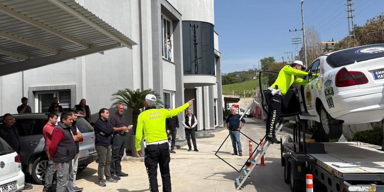 Mersin’de Trafik Güvenliği İçin Sürücülere Uygulamalı Eğitim