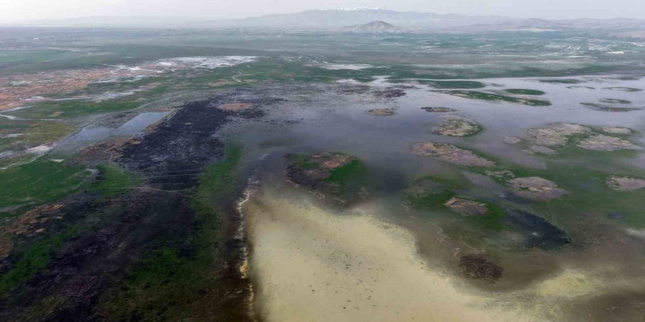 Akşehir Gölü 8 Yıl Aradan Sonra Su Tutmaya Başladı