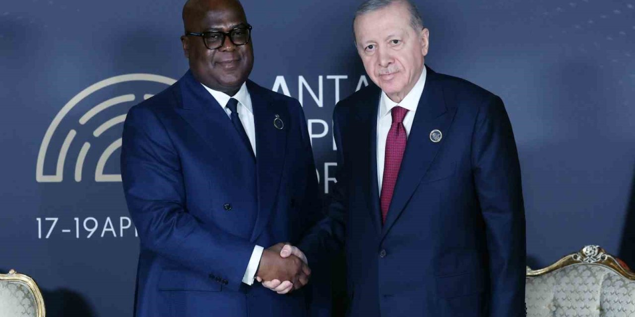 Cumhurbaşkanı Erdoğan, Kongo Demokratik Cumhuriyeti Cumhurbaşkanı Tshisekedi İle Görüştü