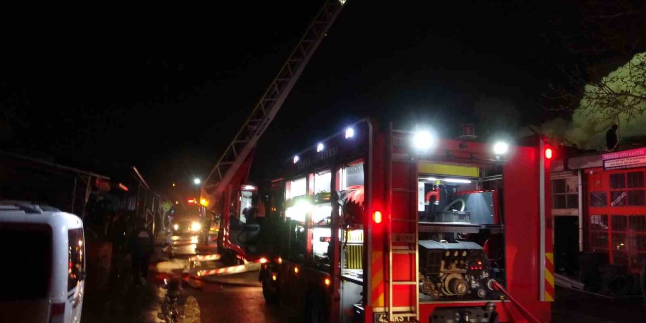 Konya’da İş Yerinde Yangın: 2 Yaralı