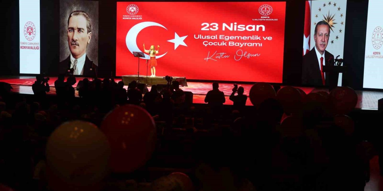 Konya’da 23 Nisan Ulusal Egemenlik Ve Çocuk Bayramı Coşkusu