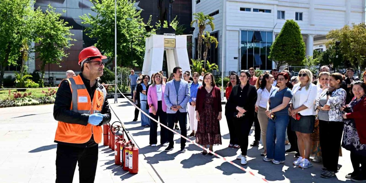 Muratpaşa’da Yangın Tatbikatı