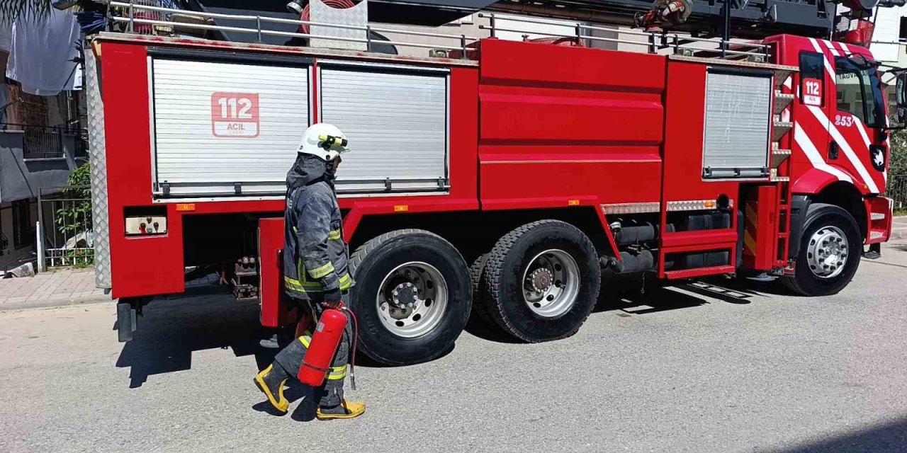 Manavgat’ta Baca Yangını Söndürüldü