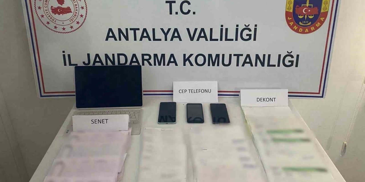 Kaş’ta Tefecilik Operasyonu: 4 Şüpheliye Adli İşlem