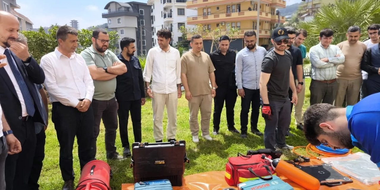 Alanya’da Diyanet Personeline Arama Kurtarma Eğitimi