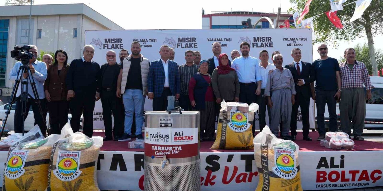 Tarsus Belediyesinden Üreticiye Destek Büyüyor